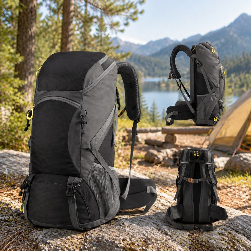 Outdoor Camping Warehouse - 50L Waterproof Hiking Backpack for Outdoor