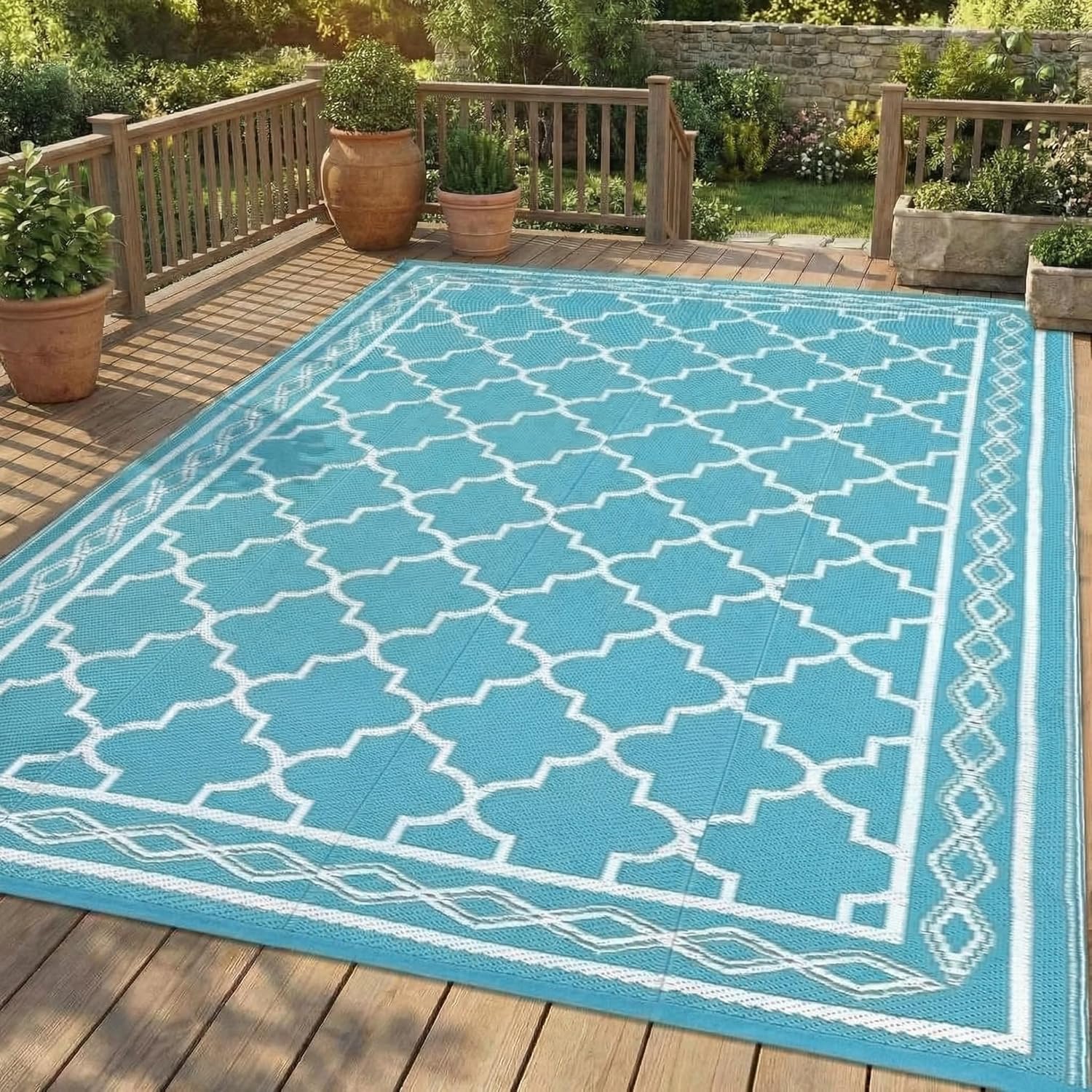 Outdoor Camping Rugs 9X12 - 9x12 Outdoor Patio Rug – Reversible