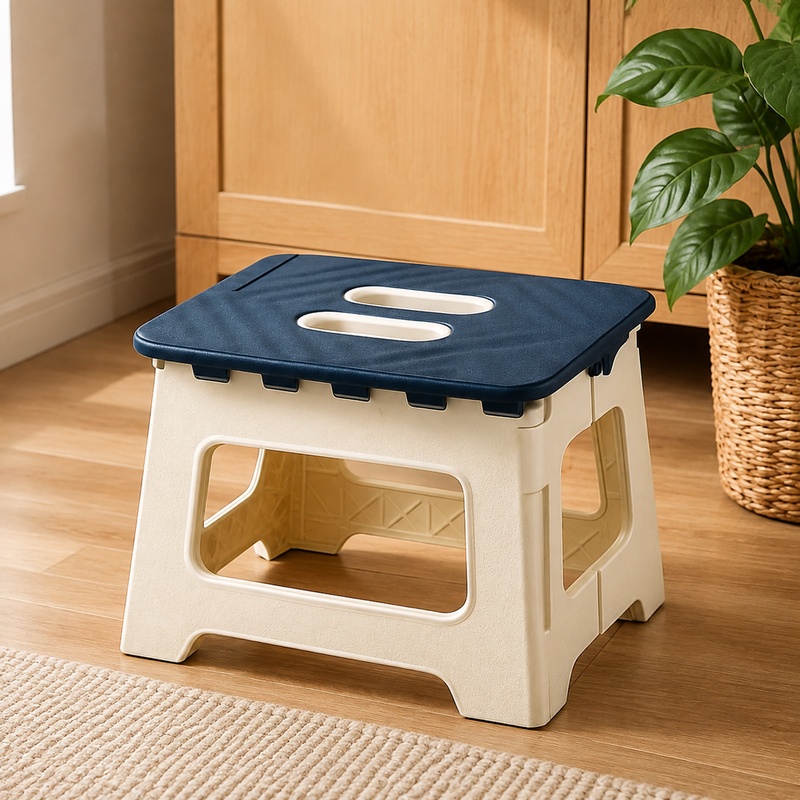 Outdoor Camping Activities - Portable Foldable Camping Stool with Handle,