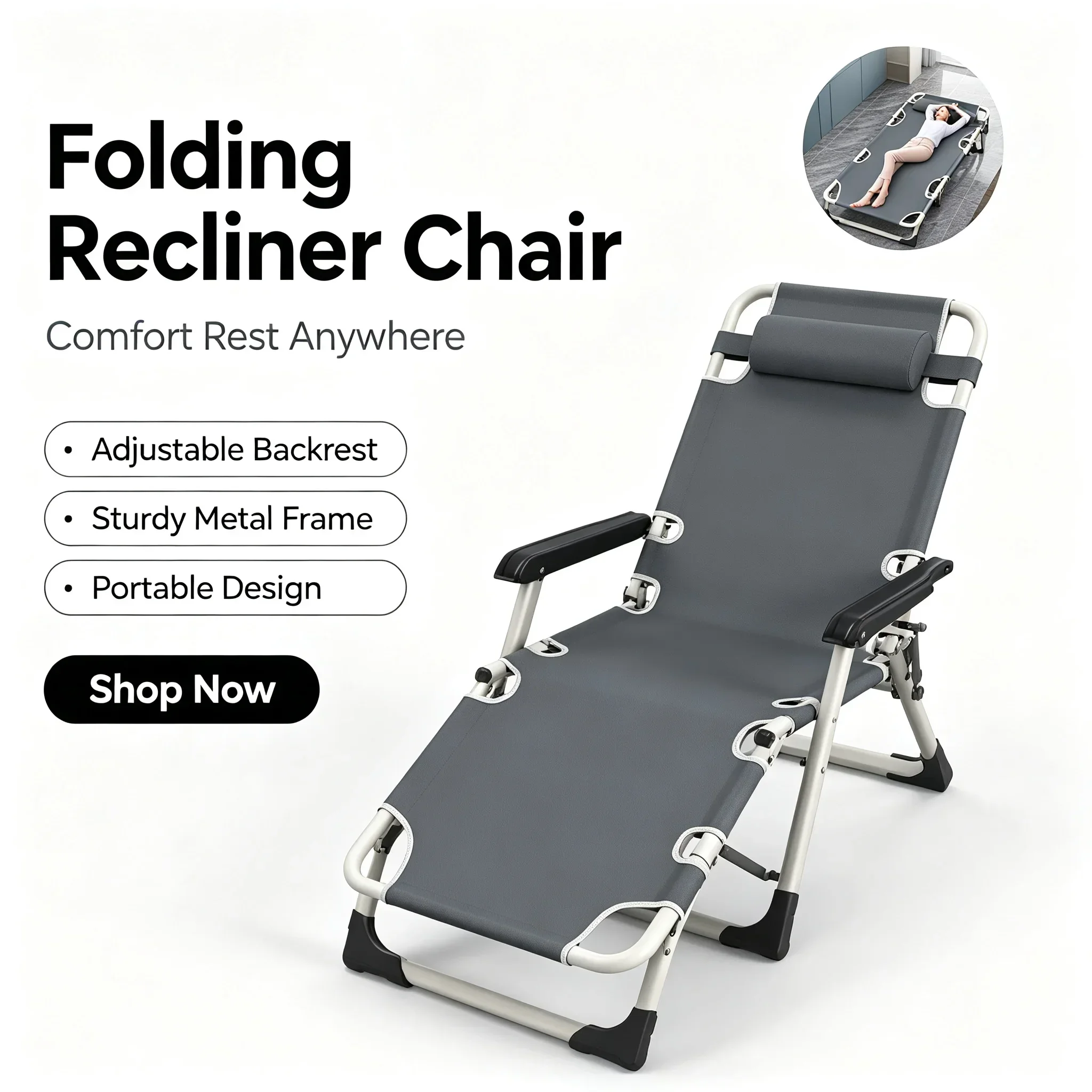 Office Lunch Nap Folding Loung - đánh giá và giá Outdoor Camping Loveseat