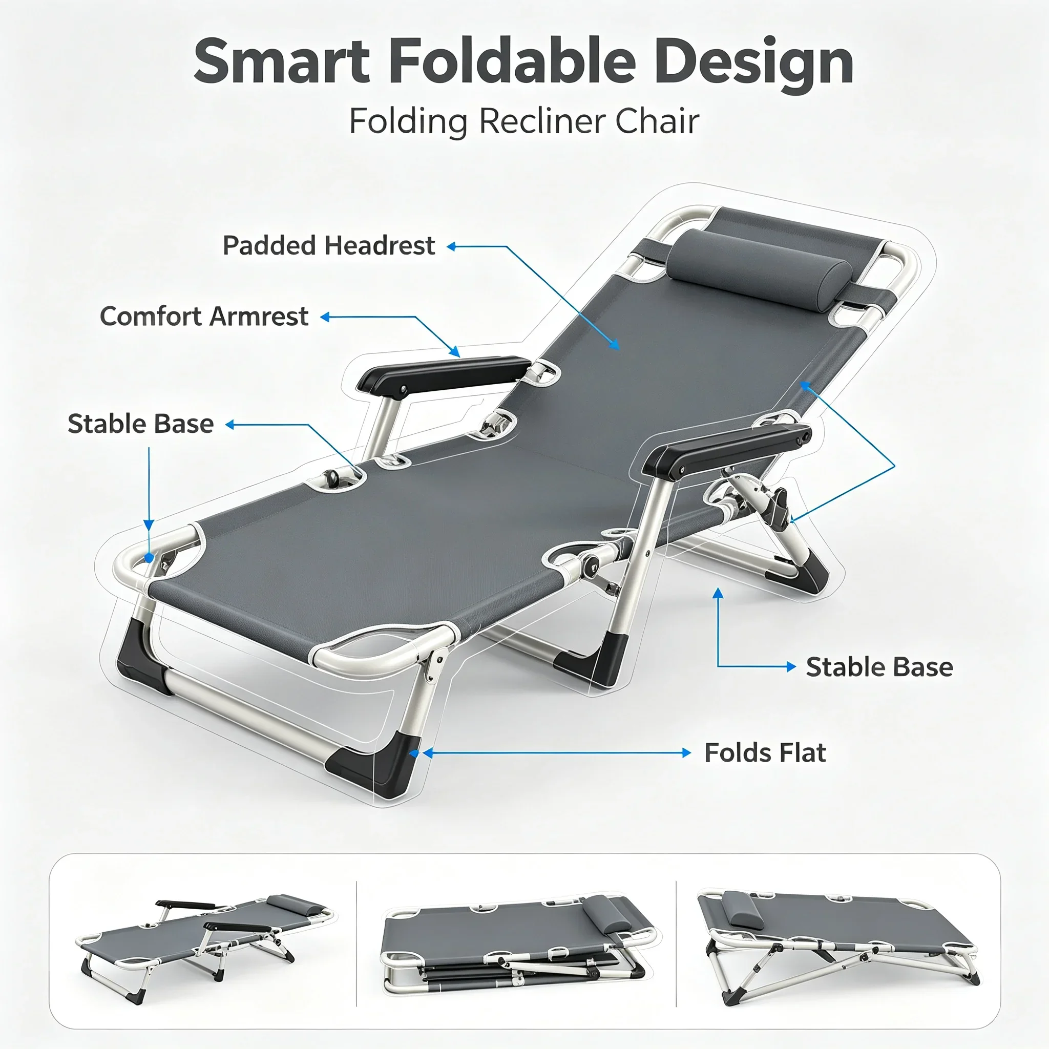 Office Lunch Nap Folding Loung - đánh giá và giá Outdoor Camping Loveseat