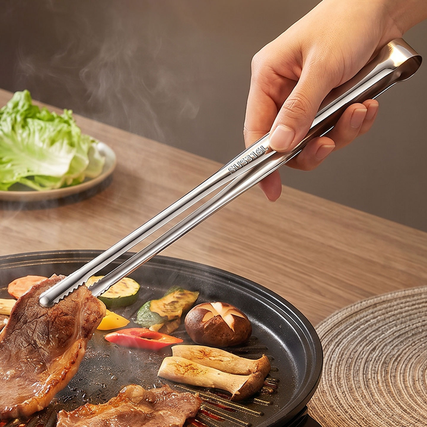 Grill Tongs Meat Culinary Nipp - đánh giá và giá Outdoor Camping Activities