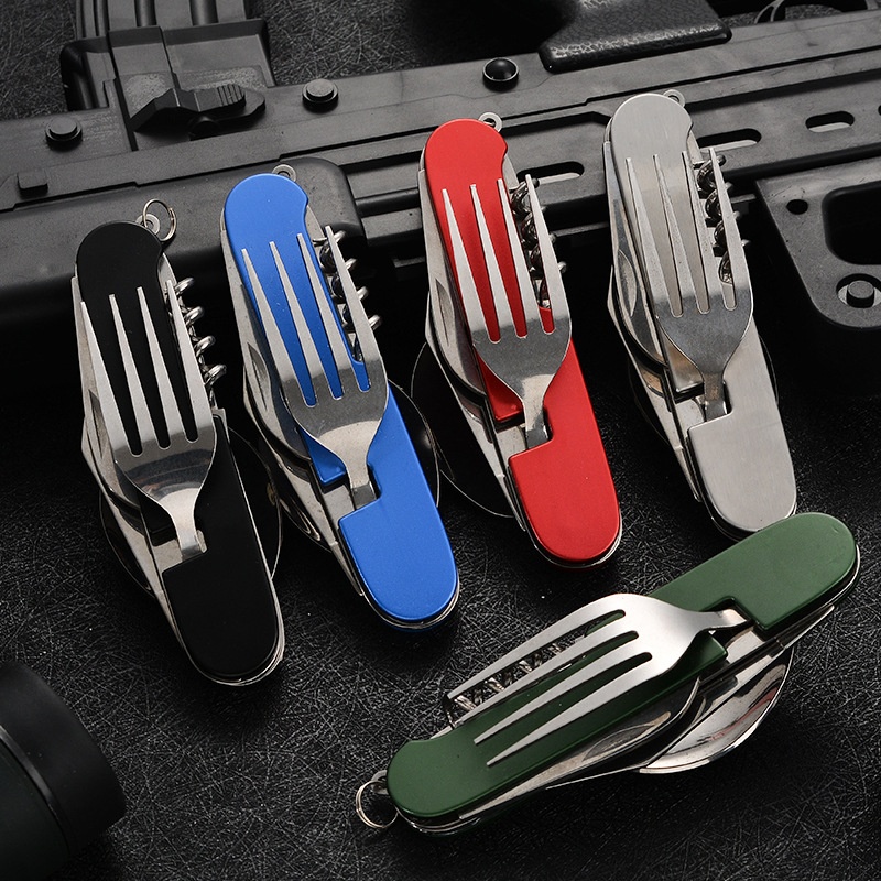 4 in 1 Folding Tableware Detac - đánh giá và giá Outdoor Camping Activities