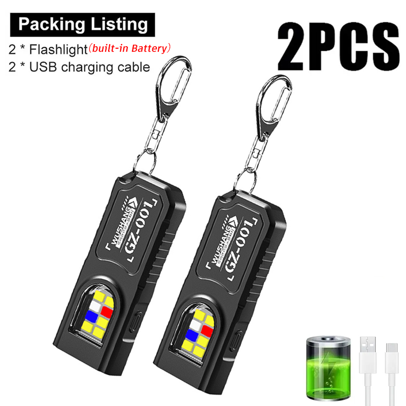Multifunctional Keychain Flash - đánh giá và giá Outdoor Camping Lamp