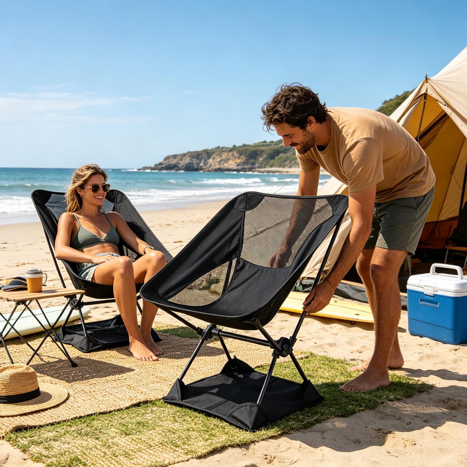 Oxford Cloth Anti-Sink Camp Ch - đánh giá và giá Outdoor Camping Loveseat