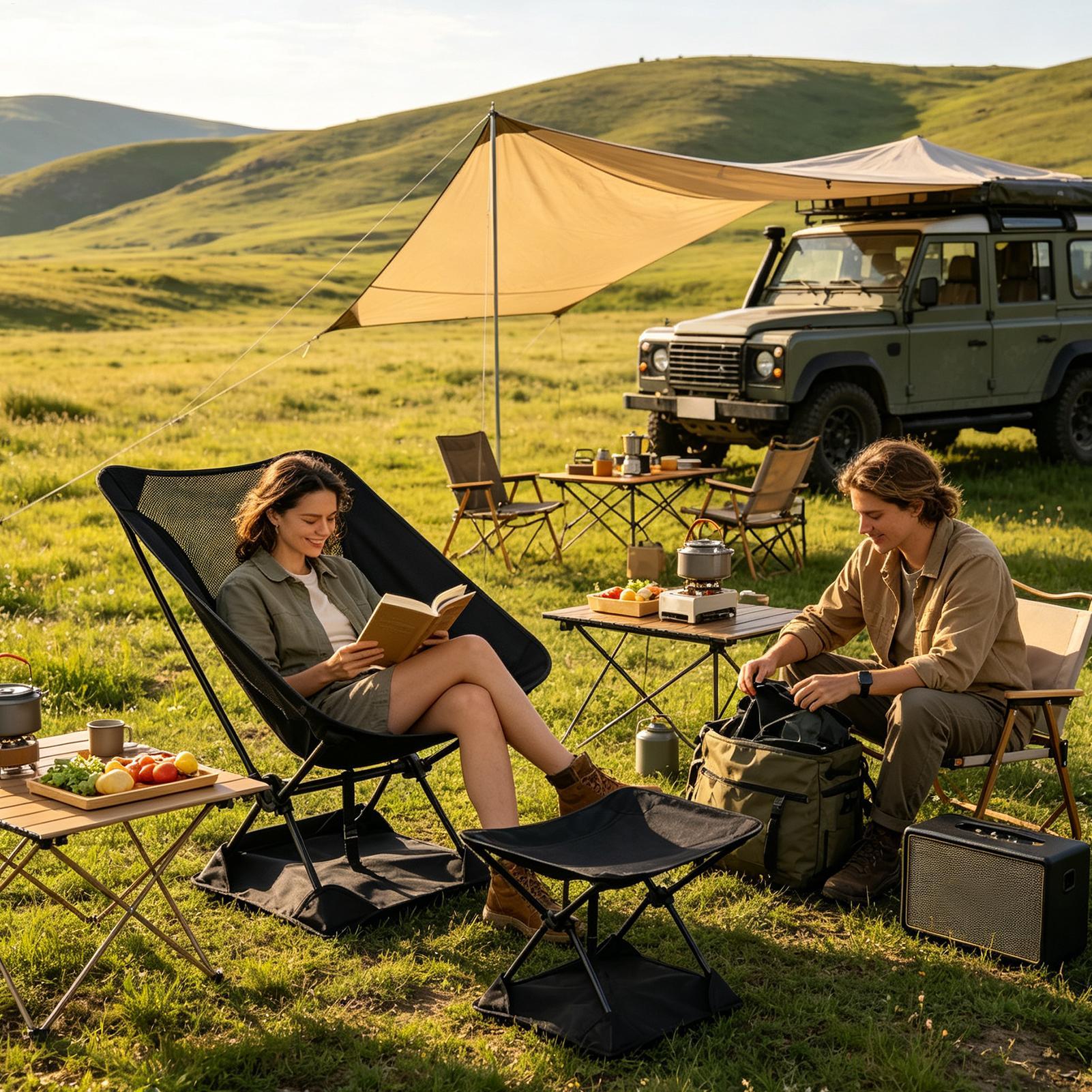Oxford Cloth Anti-Sink Camp Ch - đánh giá và giá Outdoor Camping Loveseat