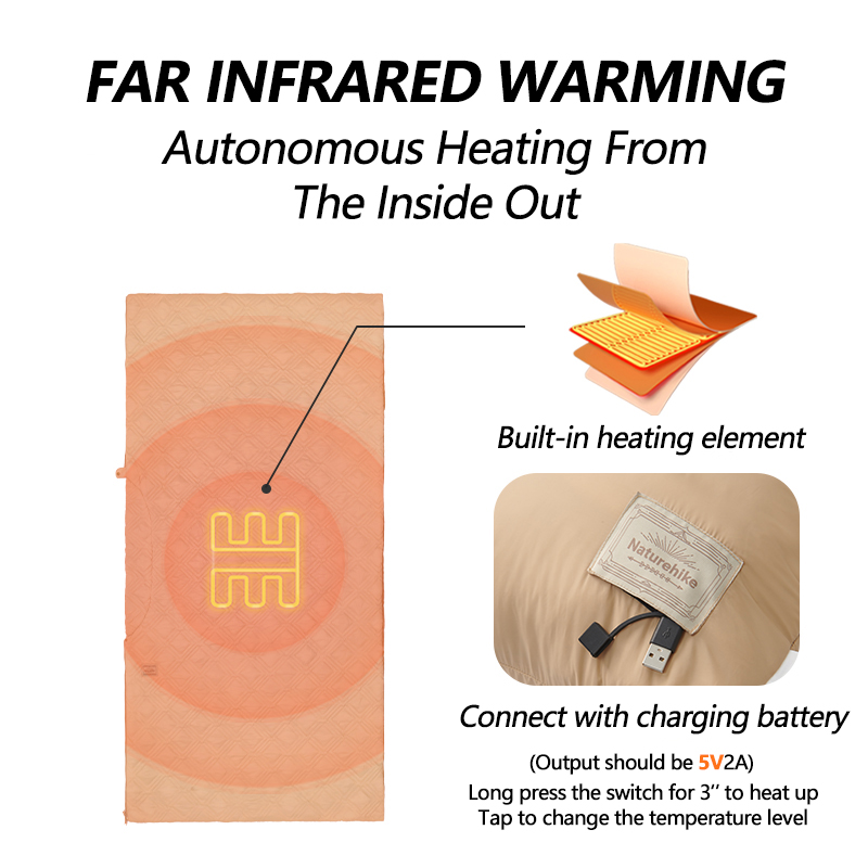 Naturehike Outdoor Heated Blan - đánh giá và giá Ultralight Sleeping Bag