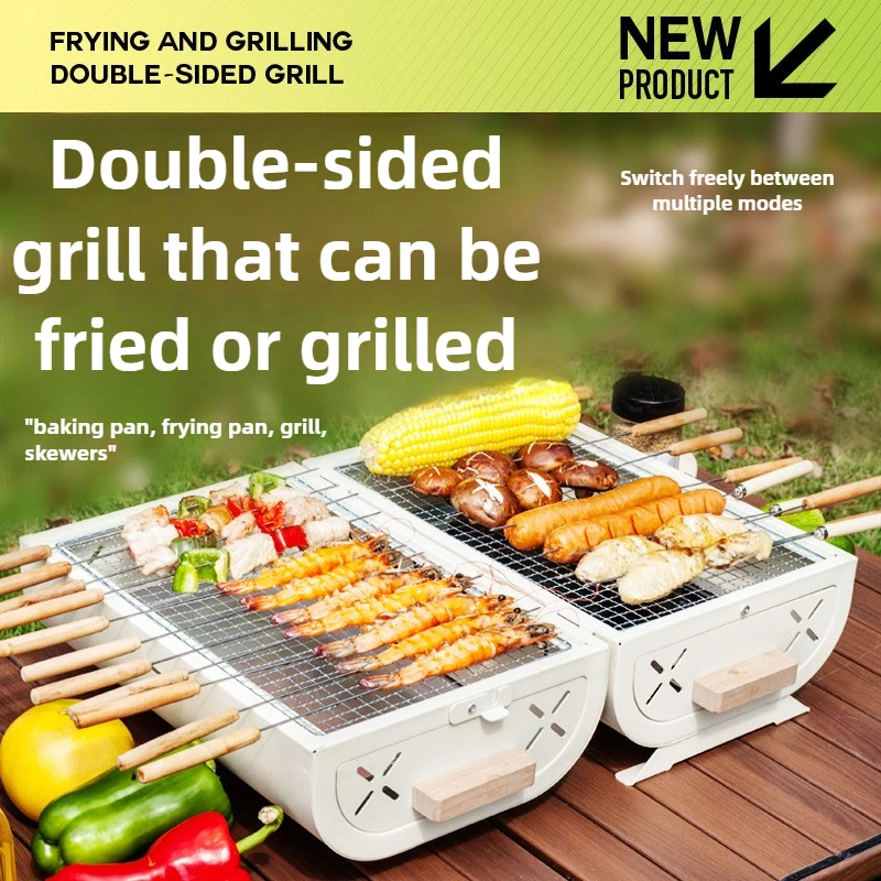 Barbecue Oven Household Grill  - đánh giá và giá Outdoor Camping Activities