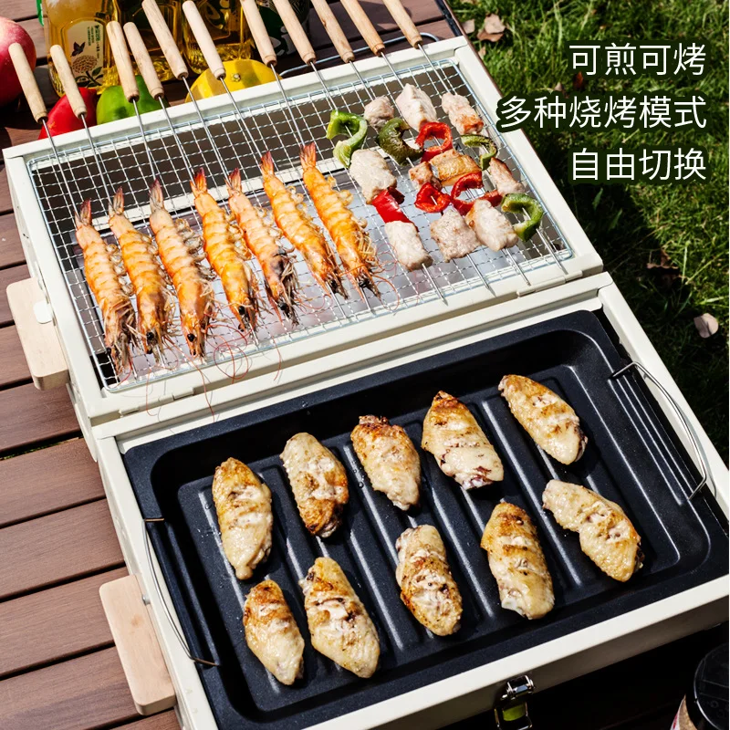 Barbecue Oven Household Grill  - đánh giá và giá Outdoor Camping Activities