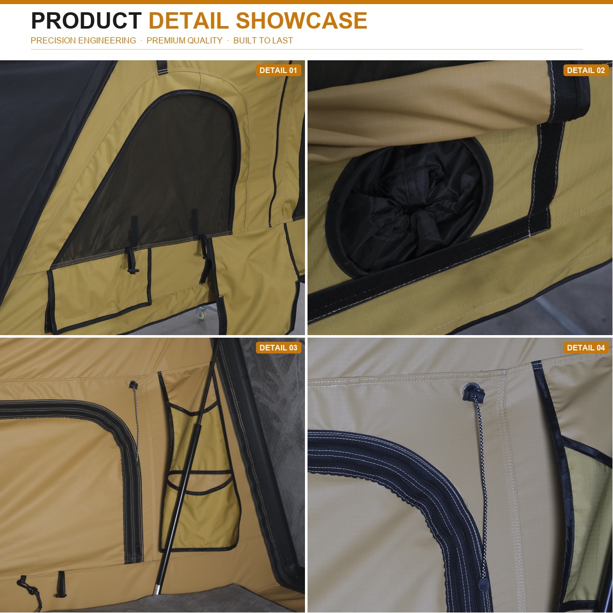 Aluminum Shell Hard Shell Roof - đánh giá và giá Camping Tent