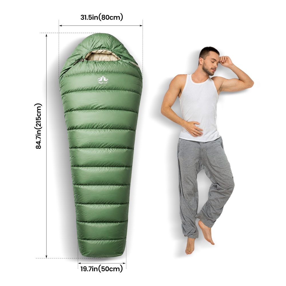 Night Cat Down Sleeping Bag: 6 - đánh giá và giá Ultralight Sleeping Bag