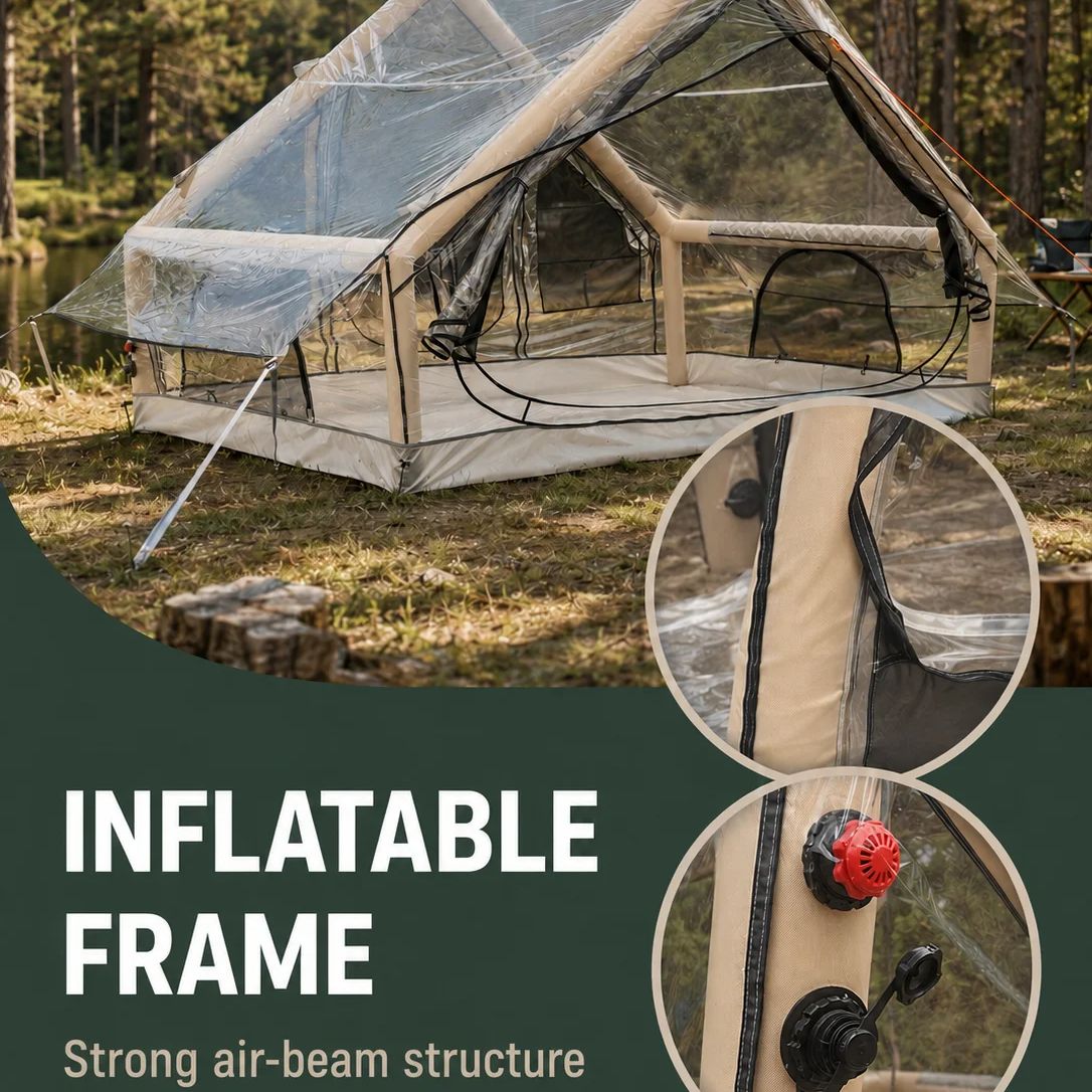 4-Person, 6 sq m Inflatable Bu - đánh giá và giá Outdoor Camping And Glamping