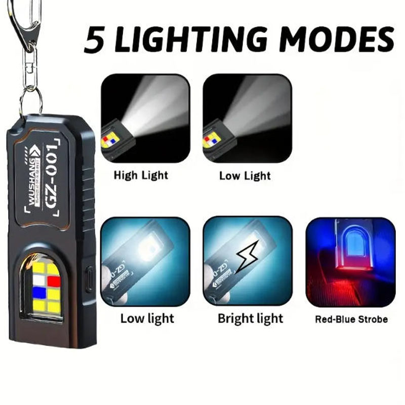 Multifunctional Keychain Flash - đánh giá và giá Outdoor Camping Lamp