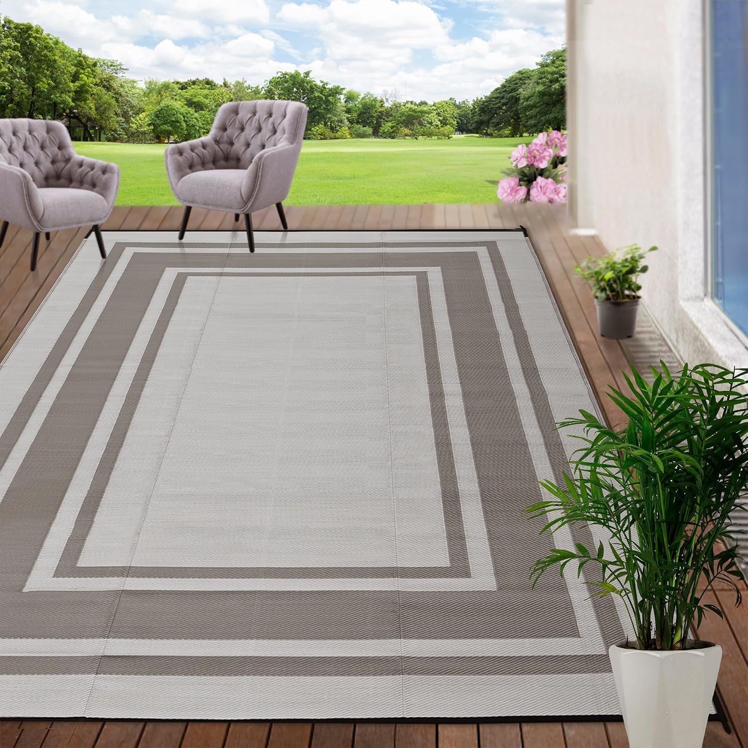 Outdoor Rug 9x12 Feet Waterpro - đánh giá và giá Outdoor Camping Rugs 9X12