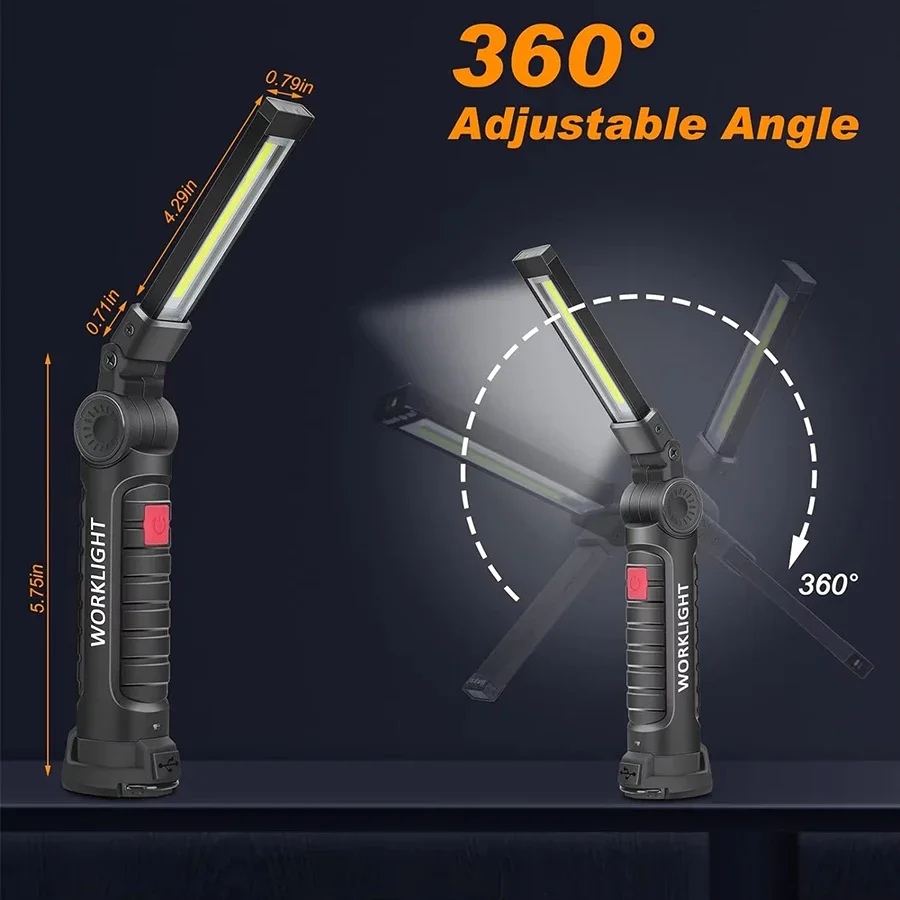 New Portable COB LED Flashligh - đánh giá và giá Outdoor Camping Light Portable