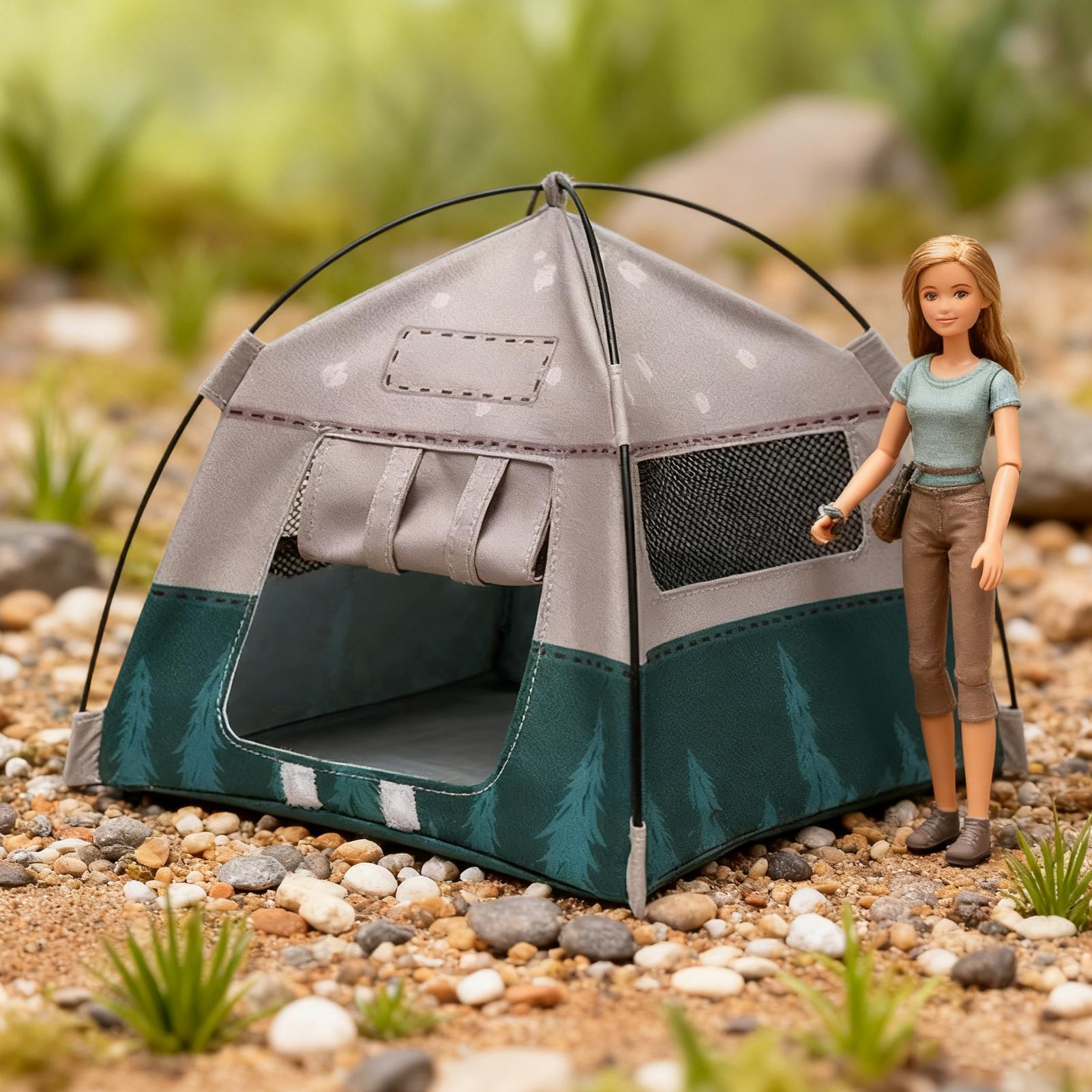 Mini Tent 1:12 Scale Miniature - đánh giá và giá Outdoor Camping Usa