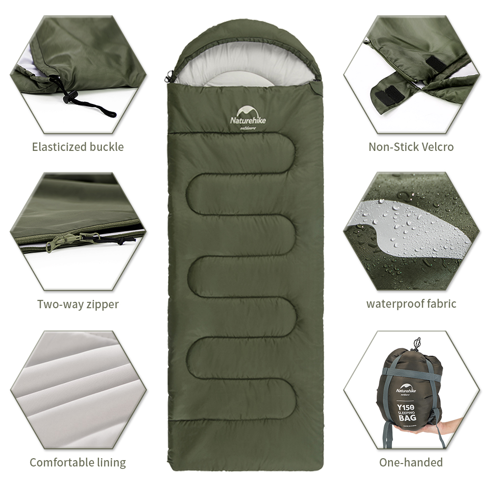 Naturehike Y150 Sleeping Bags  - đánh giá và giá Ultralight Sleeping Bag